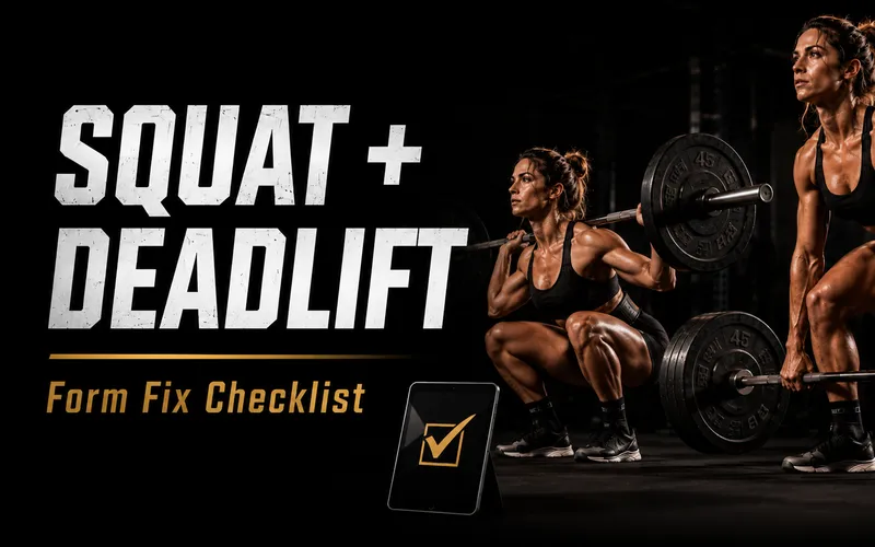 The Squat & Deadlift Form Fix Checklist